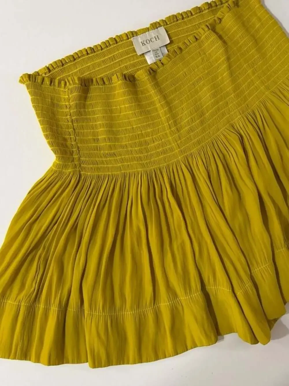 KOCH Erica Skirt in Limoncello‎ Yellow